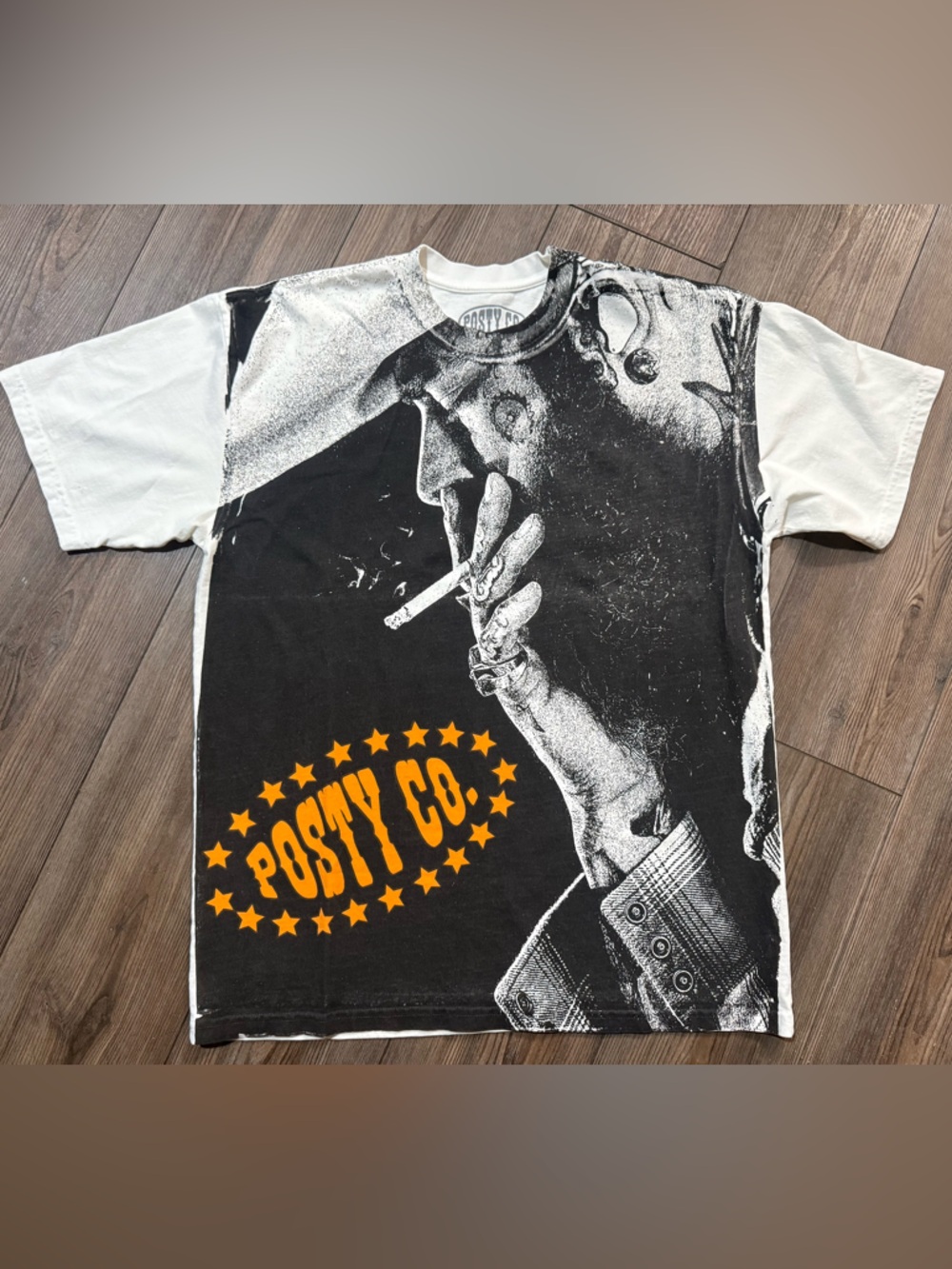 Post Malone Tour Tee Large AOP Graphic Double Sided 2023 NEW